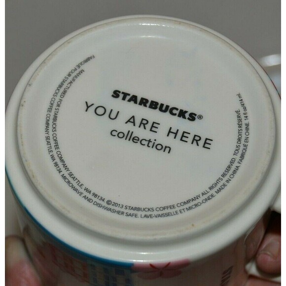 Nice 2013 STARBUCKS You Are Here WASHINGTON DC US White House Coffee Mug - Picture 4 of 6